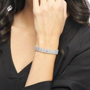 Diamond 1ct Set 3-Row Tennis Bracelet